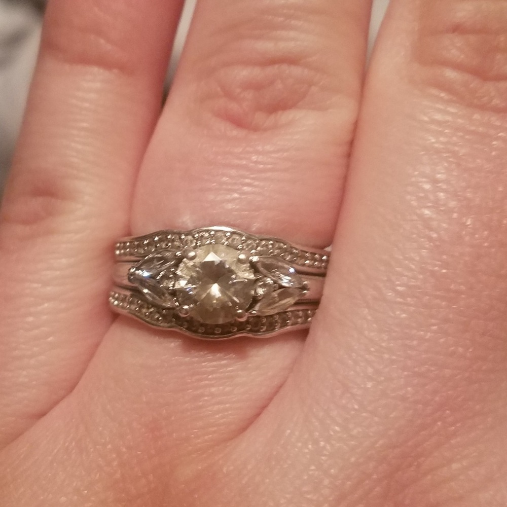 QVC Diamonique ring